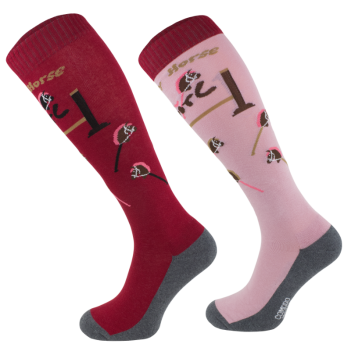 skarpety-Comodo-jezdzieckie-hobby-horse-bordo