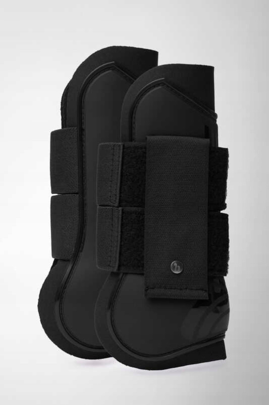 HORZE-ochraniacze-Przod-PANACHE-black-24H-Pony