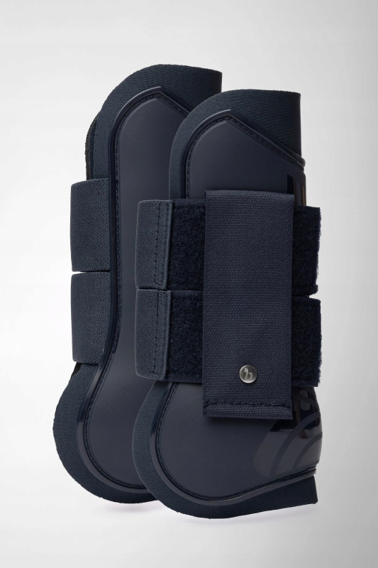 HORZE-ochraniacze-Przod-PANACHE-dark-navy-24H-Pony